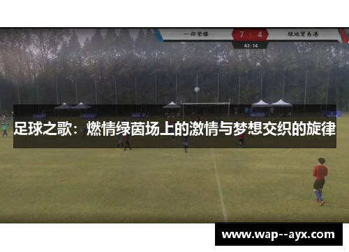 足球之歌：燃情绿茵场上的激情与梦想交织的旋律
